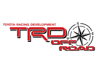2 TOYOTA TRD OFF ROAD COMPASS ALL TERRAIN DECAL Mountain TRD racing development side vinyl sticker sticker