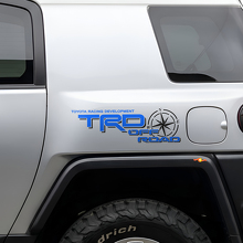 Autocollants latéraux en vinyle TRD Off Road Compass pour Toyota FJ Cruiser_2