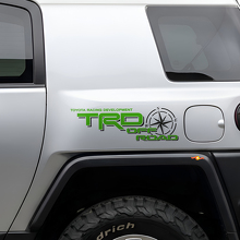 Autocollants latéraux en vinyle TRD Off Road Compass pour Toyota FJ Cruiser_3