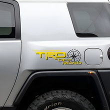 Autocollants latéraux en vinyle TRD Off Road Compass pour Toyota FJ Cruiser_4