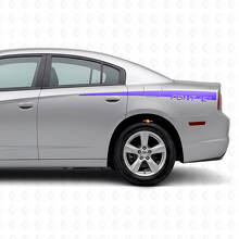 Autocollant vinyle bandes latérales arrière personnalisées pour Dodge Charger 2011-2014_2