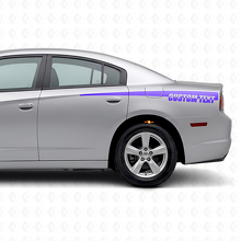 Autocollant vinyle de bandes latérales personnalisées pour Dodge Charger 2011-2014_2