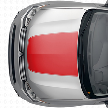Bande centrale de capot Autocollant en vinyle pour Mitsubishi Outlander 2012-2014_4