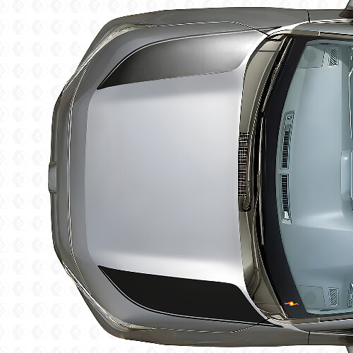 Déco Vinyle Bandes Double Capot Pour Toyota RAV4 2019-2024_1