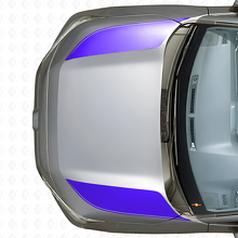 Déco Vinyle Bandes Double Capot Pour Toyota RAV4 2019-2024_2