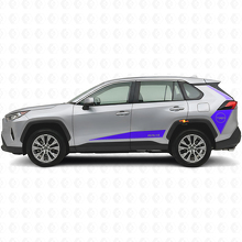 Autocollant en vinyle bandes latérales style hockey TRD pour Toyota RAV4 2019-2024_2