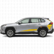 Autocollant en vinyle bandes latérales style hockey TRD pour Toyota RAV4 2019-2024_5
