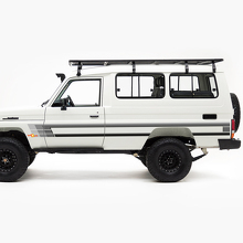 Kit d'autocollants en vinyle avec bandes latérales style vintage pour Toyota Land Cruiser J75_2