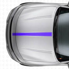 Autocollant Vinyle Fines Rayures Capot pour Dodge Charger_2