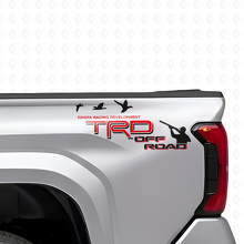 Autocollants en vinyle TRD Off Road Duck Hunter pour les côtés de la benne des camions Toyota_2