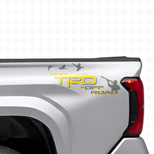 Autocollants en vinyle TRD Off Road Duck Hunter pour les côtés de la benne des camions Toyota_7