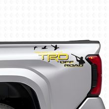 Autocollants en vinyle TRD Off Road Duck Hunter pour les côtés de la benne des camions Toyota_8