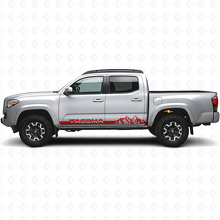 Autocollants en vinyle bandes bas de caisse style montagne pour Toyota Tacoma 2016-2023_4