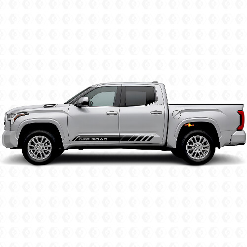 Autocollants en vinyle de bandes latérales Off Road pour Toyota Tundra 2022+