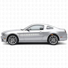 Kit de décalcomanie vinyle à bandes latérales avec logo cheval pour Musclecar Musclecarmodel 2010-2014_4