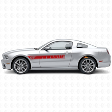 Kit d'autocollants en vinyle bandes latérales logo GT pour Musclecar Musclecarmodel 2010-2014_3