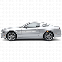 Kit d'autocollants en vinyle bandes latérales logo GT pour Musclecar Musclecarmodel 2010-2014_4