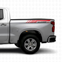 Kit de décalcomanies en vinyle de bandes latérales arrière Silverado RST pour Chevrolet Silverado 2019-2023_5