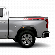 Kit de décalcomanies en vinyle de bandes latérales arrière Silverado RST pour Chevrolet Silverado 2019-2023_5