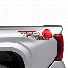 Ensemble d'autocollants en vinyle arrières latéraux TRD Off Road Eagle pour camions Toyota_3