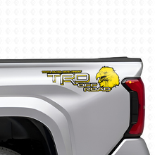 Ensemble d'autocollants en vinyle arrières latéraux TRD Off Road Eagle pour camions Toyota_4