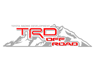 2 TOYOTA TRD OFF Mountain TRD racing développement côté vinyle autocollant autocollant