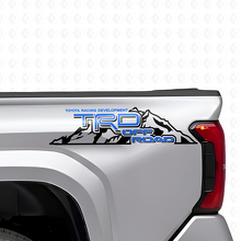 Ensemble d'autocollants latéraux en vinyle style montagne tout-terrain TRD pour camions Toyota_2