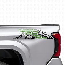 Ensemble d'autocollants latéraux en vinyle style montagne tout-terrain TRD pour camions Toyota_3