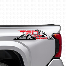 Ensemble d'autocollants latéraux en vinyle style montagne tout-terrain TRD pour camions Toyota_4
