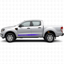 Kit de décalcomanies en vinyle à rayures stroboscopiques personnalisées pour Musclecar Ranger Crew Cab 2019-2023_2