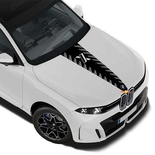Bande Autocollante Vinyle Centre Capot Style X Pour BMW X5 G65_1