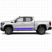 Autocollants de bande de bas de caisse pour GMC Sierra 1500 AT4 - Paire_2