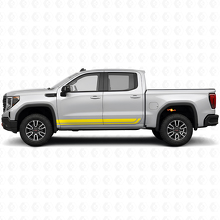 Autocollants de bande de bas de caisse pour GMC Sierra 1500 AT4 - Paire_6