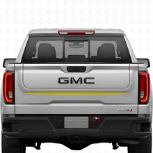 Autocollants Bandes pour hayon pour GMC Sierra 1500 AT4X Autocollant vinyle pour graphiques GMC Sierra_2