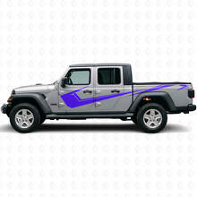 Kit de décalcomanies en vinyle à bandes latérales angulaires pour Jeep Gladiator 2020-27_2