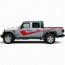 Kit de décalcomanies en vinyle à bandes latérales angulaires pour Jeep Gladiator 2020-27_4