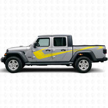Kit de décalcomanies en vinyle à bandes latérales angulaires pour Jeep Gladiator 2020-27_6