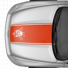 Autocollant vinyle bande contour capot Abeille Grincheuse pour Dodge Ram 1500 2500 3500_4