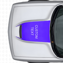 Autocollant en vinyle de ventilation de capot personnalisé noir pour Dodge Challenger 2015+_2