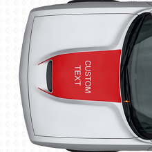 Autocollant en vinyle de ventilation de capot personnalisé noir pour Dodge Challenger 2015+_4