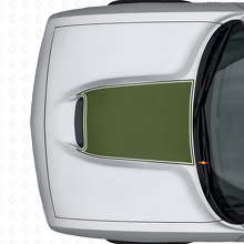 Décalcomanie Vinyle Contour Noir pour Capot Dodge Challenger 2015+_3