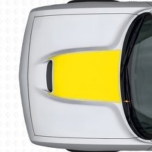 Décalcomanie Vinyle Contour Noir pour Capot Dodge Challenger 2015+_6