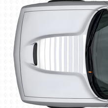 Autocollant vinyle bandes capot stroboscopiques pour Dodge Challenger 2015+_5