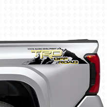 Autocollants en vinyle Style Hors Route TRD pour le flanc des pick-up Toyota_5