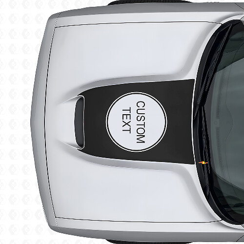 Lettrage personnalisé Autocollant vinyle capot pour Dodge Challenger 2015+_1