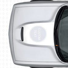 Lettrage personnalisé Autocollant vinyle capot pour Dodge Challenger 2015+_5