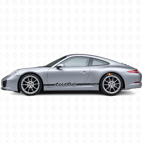 Kit de décalcomanies en vinyle bandes latérales fines Turbo RS pour Porsche 911 991_1