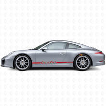 Kit de décalcomanies en vinyle bandes latérales fines Turbo RS pour Porsche 911 991_4