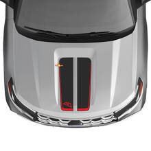 Jeu d'autocollants vinyles à double bande de capot pour Musclecar Explorer ST1 2020-2026_3