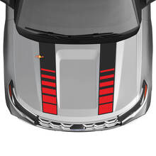 Jeu d'autocollants vinyles à double bande de capot pour Musclecar Explorer ST1 2020-2026_5